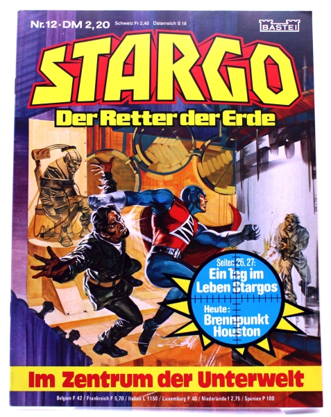 STARGO - Der Retter der Erde Comic Magazin Nr. 12: Im Zentrum der Unterwelt